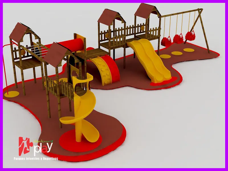 Parque en madera Nature Play